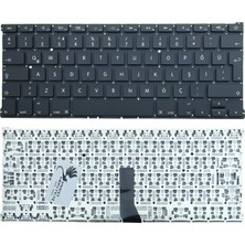 Aesco Part Master Macbook Air 13" A1466 MQD32LL/A* Ile Uyumlu Klavye (Büyük Enter - Tr)