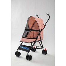 Aesco Tommy Evcil Hayvan Arabası Pembe 60 * 43 * 94CM Max 15KG