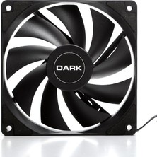 Aesco Dark 120MM 36 Cfm 1200 Rpm Siyah Kasa Fanı (DKCCF123R)