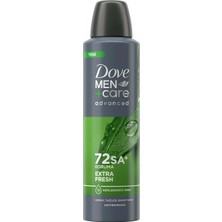 Aesco Dove Men Care Advanced Erkek Deodorant 72 Saat Koruma Extra Fresh 150 ml