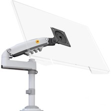 Aesco North Bayou Nb H100 Ergonomic 17"-32" Amortisörlü 2-9 kg Monitör Standı (Beyaz)