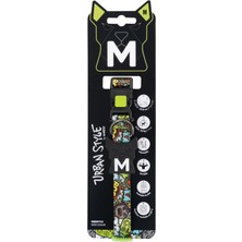 Aesco M-Pets Urban Style Freestyle Multicolor Boyun Tasması (M)