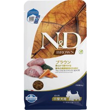 Aesco N&d Nd Brown Kuzu, Patates, Havuç ve Spirulinalı Küçük Irk Yetişkin Köpek Maması 2kg