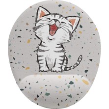 Aesco Iyi Fikirler Minik Kedi Bilek Destekli Mouse Pad