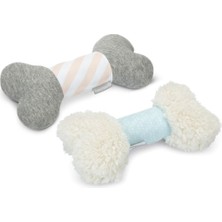 Aesco Beeztees Pelüş Kemik, 20 Cm, Beyaz