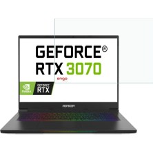Aesco Engo Monster Tulpar T7 V21 17.3 Inç Ile Uyumlu Ekran Koruyucu Notebook, 9h Temperli Kırılmaz Esnek Nano Cam, Çizilmeye ve Darbeye Dayanıklı Laptop Koruma, Hd Şeffaf