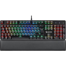 Aesco Gamepower Ogre Rgb 60M Red Switch Türkçe Q USB Mekanik Gaming Klavye