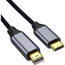Aesco Daytona K-02E Type-C To Mini Display Port 4K Hd 60Hz Görüntü Aktarım Kablosu