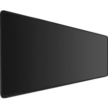 Aesco Spelt Primary 100X50CM Xxxl 3mm Speed Yüzey Büyük Kauçuk Kaymaz Tabanlı Mousepad Mat Desensiz Siyah