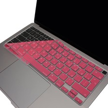 Aesco Mcstorey MacBook Air Klavye Koruyucu Arapça Baskılı Uk Iso Ters L Enter Uyumlu A1932 A2179 A2337 M1 | Avrupa Ingilizce Silikon Keyboard Cover Açık Pembe Açık Pembe