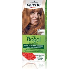 Aesco Palette Kalıcı Doğal Renkler 9-7 Doğal Açık Bakır Goji Berry Özü Saç Boyası x 3 Adet