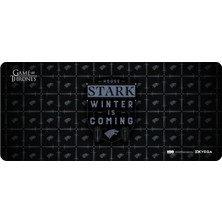 Aesco Exvega 90X40 cm Mousepad (Game Of Thrones House Stark Winter)
