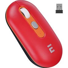 Aesco Everest SMW-444 USB Kırmızı Bluetooth ve 2.4ghz Optik Wireless Mouse