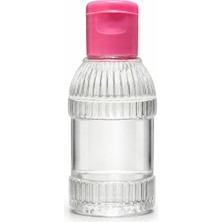 Aesco 50 Adet 50 ml Boş Plastik Şişe YM23 Pembe Kapak