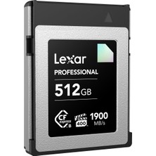 Aesco Lexar Elmas Serisi Profesyonel 512GB Cfexpress Tip-B Hafıza Kartı