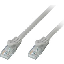 Aesco Alfais 4402 CAT5E Ethernet Patch Internet Kablosu, Beyaz, 30 cm