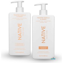 Aesco Native Toasted Vanilla & Honey Hacimlendirici Şampuan 487ML Unisex