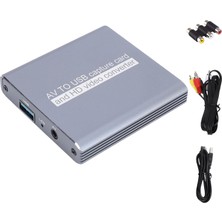 Aesco Coverzone Av To HDMI USB 2.0 Video Capture Kartı | Vhs Kaset Dijitalleştirme, 1080P Görüntü Aktarımı, Canlı HDMI Önizleme, VCD DVD Ps One Ps2 Nintendo 64 Kamera ve Set-Top Box ile Uyumlu, ZR1283