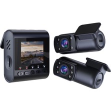 Aesco Sjcam M60 3 Kameralı Ön+Iç+Arka 4k+Fhd+Fhd Hdr Sony Starvis 2 Sensörlü Wifi Gps'li Araç Kamerası