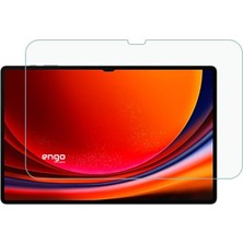 Aesco Engo Samsung Galaxy Tab S9 Ultra 14.6 Inç Ile Uyumlu Ekran Koruyucu 9h Temperli Kırılmaz Esnek Nano Cam, Çizilmeye ve Darbeye Dayanıklı Koruma, Hd Şeffaf SM-X910