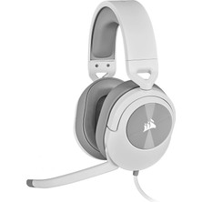 Aesco Corsair HS55 Stereo Oyuncu Kulaklığı, Discord Sertifikalı, Pc/xbox One/xbox Series x ve S/ps5 ve Ps4/nintento Switch/mobil Telefon Uyumlu, Beyaz (CA-9011261-EU)
