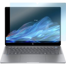 Aesco Engo Hp Omnibook Ultra Flip X360 14 Inç Ile Uyumlu Ekran Koruyucu Notebook, 9h Temperli Kırılmaz Esnek Nano Cam, Çizilmeye ve Darbeye Dayanıklı Laptop Koruma, Hd Şeffaf 16:10
