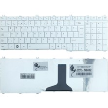 Aesco Part Master Toshiba 9Z.N4WAC.00U, 9Z.N4WGC.001, 9Z.N4WGQ.001 Ile Uyumlu Klavye (Beyaz)