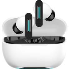 Aesco Heartz Anc Enc Kablosuz Bluetooth Kulaklık 5.4 Version Son Hız Bağlantı, Uzun Şarj Kapasitesi, Ses Asistanı, Beyaz 10 Metre Çekiş Mesafesi Pürüzsüz Ses Kalitesi Gürültü Engelleme ve A Plus Mikrofon