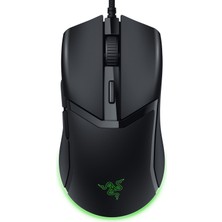 Aesco Razer Cobra Kablolu Oyun Faresi: 58G Hafif Tasarım - Gen-3 Optik Anahtarlar - Underglow ile Chroma Rgb Aydınlatma - Hassas 8500 Dpı Optik Sensör -% 100 Ptfe Fare Ayakları - Speedflex Kablo - Siyah
