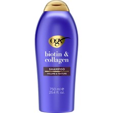 Aesco Ogx Kalın ve Tam + Biotin ve Kolajen Şampuanı, 25,4 Fl Oz