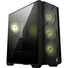 Aesco Msı Mag Forge 330R Aırflow Temperli Cam 4X120MM Argb Fan Atx Gaming Bilgisayar Kasası