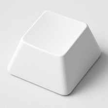 Aesco Spelt Yazısız Sade Mekanik Klavye Yedek Tuş Kapağı Dummy Boş Keycap Beyaz