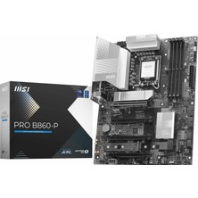 Aesco Msı MB Pro B860-P Soket 1851 Ddr5 8600MHZ(OC) 3xm.2 1x Tb4 HDMI Dısplay 5g Lan Atx