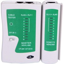Aesco Alfais AL-4523 RJ11 RJ45 Cat5 Network Kablo Tester Test Kontrol Bağlantı Cihazı Ledli