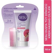 Aesco Sesu Dusta Tüy Dökücü Krem 150 ml Hassas Cilt 2021 Kadınlar Için