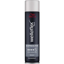 Aesco Wellaflex Men Express Fix Ekspres Sabit Tutucu Saç Spreyi Ultra Strong Hold - 250 ml