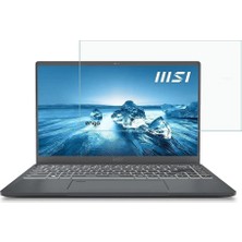 Aesco Engo Msi Prestige 14 Evo 14 Inç Ile Uyumlu Ekran Koruyucu Notebook, 9h Temperli Kırılmaz Esnek Nano Cam, Çizilmeye ve Darbeye Dayanıklı Laptop Koruma, Hd Şeffaf