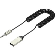 Aesco Apera NR32 Mikrofonlu Araç Bluetooth Kiti Herhangi Bir Kulaklık Aux Çıkışını Kablosuz Bağlantı Yapar