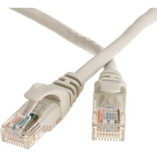 Aesco Alfais 4607 CAT5E Ethernet Patch Internet Kablosu, , Beyaz, 30 M