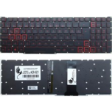 Aesco Part Master Acer Nitro 5 AN515-54-55BB Notebook Ile Uyumlu Klavye Işıklı