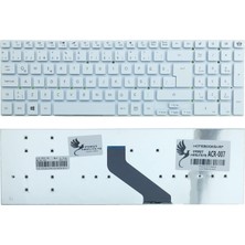 Aesco Part Master Acer Aspire 5755G-52458G75MNKS Ile Uyumlu Klavye (Beyaz)