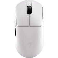 Aesco Atk Dragonfly A9 Serisi Kablosuz Oyun Faresi, Hafif 53-57 G, PAW3950 Ultra / PAW3395 Sensör, 42000 Dpı'ya Kadar, 8k Yoklama, Buz Hissi Kaplama, Üç Modlu Bağlantı (A9, Beyaz)