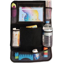 Aesco Araç Içi Tablet Tutuculu Organizer IPAD Samsung Tablet Uyumlu 10 Ince Kadar