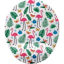 Aesco Iyi Fikirler Flamingo Desenli Bilek Destekli Mouse Pad