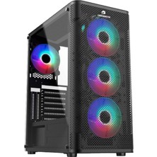 Aesco Gamebooster GB-M206B Gaming Mid Tower Pc Kasası