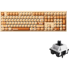 Aesco Monsgeek MG108B Bun Wonderland Rgb Kablosuz Hotswap Mekanik Gaming Klavye