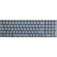 Aesco Part Master Hp 15-DA2033NT (9HN16EAA1) Notebook Ile Uyumlu Klavye Işıklı, Füme