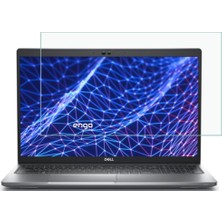 Aesco Engo Dell Latitude 15.6 Inç Ile Uyumlu Ekran Koruyucu Notebook, 9h Temperli Kırılmaz Esnek Nano Cam, Çizilmeye ve Darbeye Dayanıklı Laptop Koruma, Hd Şeffaf 16:9