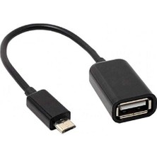 Aesco 4940 Micro USB To USB Çevirici Dönüştürücü Otg Klavye Mouse Flash Bağlantı Kablosu