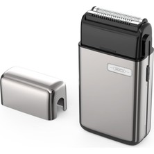 Aesco Xo Simple Is Beauty Simple Is Beauty Kablosuz Elektrikli Tıraş Makinesi 600MAH, Usb-C, Ipx6 Suya Dayanıklı Çift Başlıklı Sessiz ve Taşınabilir Erkek Bakım Cihazı Seyahat Duş Ev Ofis Kamp, Mini Traş Ma